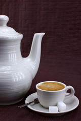 Café et cafetière