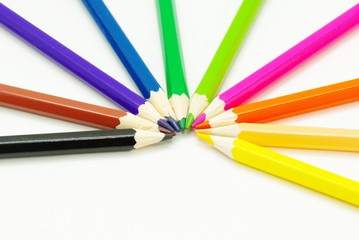 Fototapeta premium coloured pencils