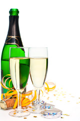 New Year champagne
