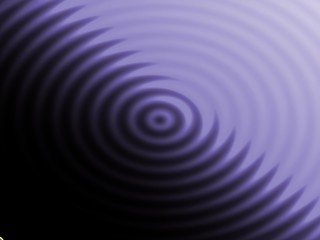 Abstract circles on the water background