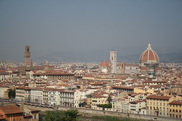Fototapeta na wymiar Firenze Piazzale Michelangelo