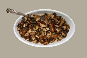 Champignon-Salat