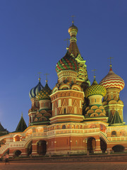 Fototapeta na wymiar Russland - Moskau, Basilius Kathedrale, Rote Platz