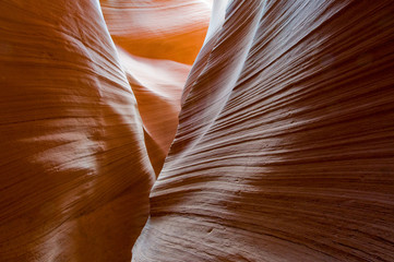 Abstact shapes of Antelope Canyon, Arizona, USA
