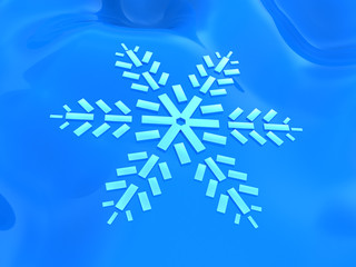 abstract snowflake background