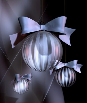 christmas bauble decoration glas