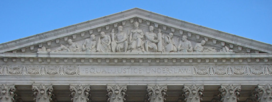 Gros plan sur la cour supr&ecirc;me des Etats-Unis