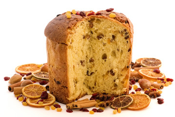 Panettone mit Dekoration