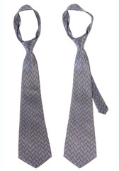Ties isolated on white background