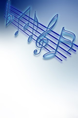 Fototapeta premium Music notes