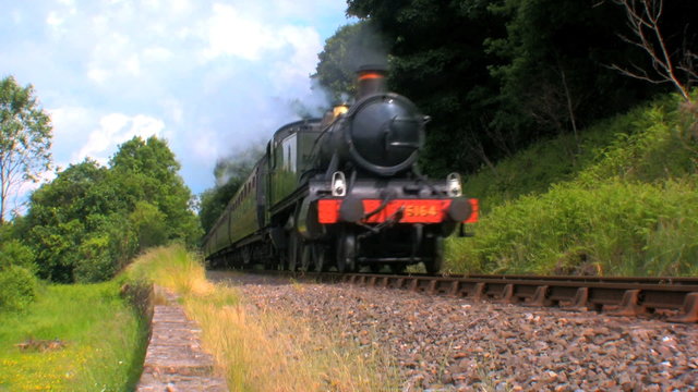 Steam Train in the countryside