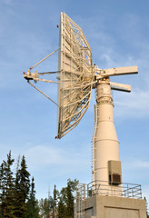 Satellite communications dish