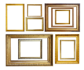 Set of  Vintage gold picture  borders