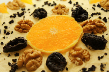 Closeup of tasty pie