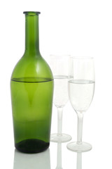 Pair of champagne flutes