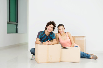 Couple Moving House