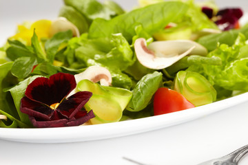 Salad  flowers