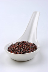 brown mustard seeds are tiny round seed