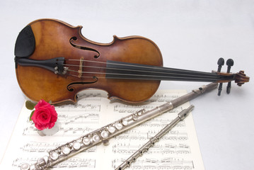 Viola, flauto traverso e ottavina