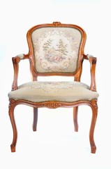 eleganter alter Sessel