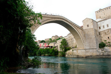 Fototapeta na wymiar Mostar Bridge - Bośnia i Hercegowina