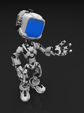 Blue Screen Robot