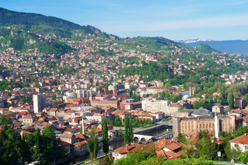 Fototapeta na wymiar Sarajewo, Bośnia i Hercegowina - miasta
