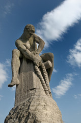 Der Tauzieher (Köln, Nikolaus Friedrich, 1908) Rheinauhafen