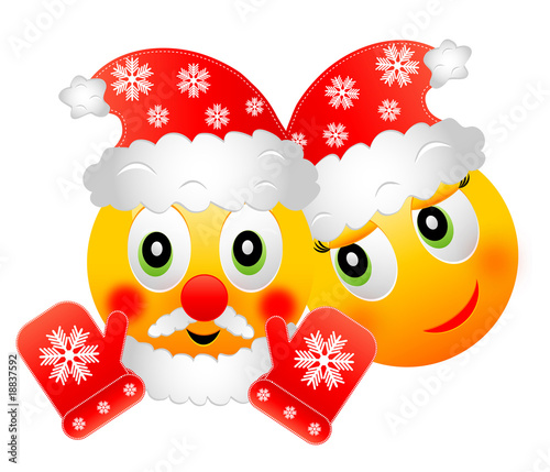 &quot;Smiley New Year Icon&quot; Stock image and royalty-free vector files on