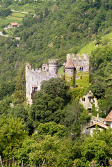 Fototapeta premium castello nel verde