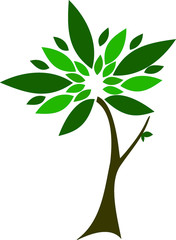 Stylized little tree