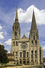 Obraz premium Chartres Cathedrale