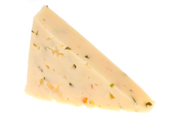 Cheese on isolated