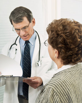 Doctor Discussing Findings with Patient