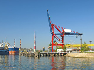 Fototapeta premium Container crane