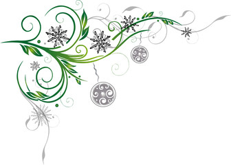 christmas element, Weihnachten, Ranke, xmas, floral