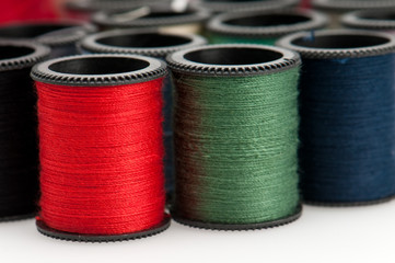 Colorful bobbin threads