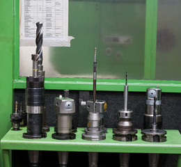 Fräskopf einer CNC Fräsmaschine in Metallindustrie