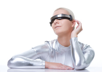 Beautiful cyber woman ....