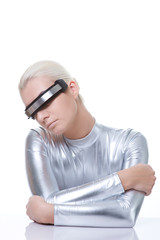 Beautiful cyber woman ....