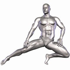 Silver Bodybuilder