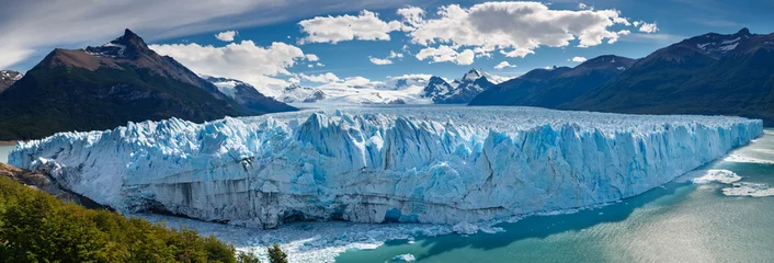 Poster Perito-Moreno-Gletscher, Patagonien, Argentinien - Panoramablick © Patrick Poendl