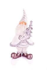 santa figure on white