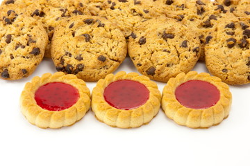 cookies  isolated on white backgrounds