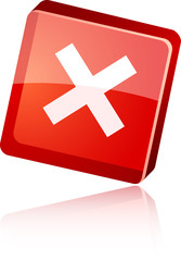 Obraz premium Abort icon.