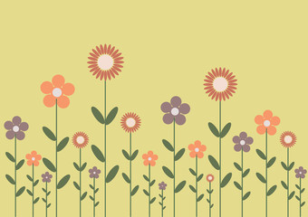 Abstract flower background