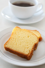 Pound Cake and Coffee
