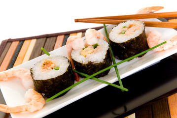 Sushi, sashimi