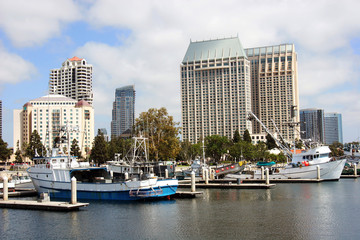 Fototapeta na wymiar San Diego marina.