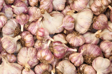Heap of garlic